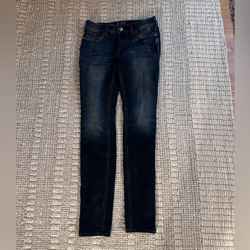 Silver Suki Mid Super Skinny Jeans